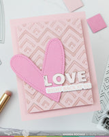 Happy Chevrons Texture Die