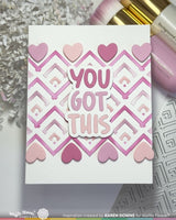 Happy Chevrons Texture Die