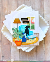 Cozy Spot Coloring Stencil