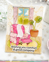 Cozy Spot Coloring Stencil