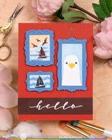 Postage Collage Frames Die