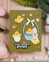 Postage Collage Egg Hunt Icons - Die