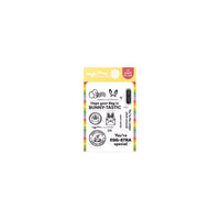 Postage Collage Egg Hunt - Clear Stamp