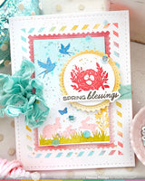 Postage Collage Spring Silhouettes - Clear Stamp