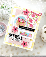 Mixed Sentiments -  Waffle Flower Clear Stamp