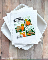 Postage Collage Bunny Silhouettes - Die