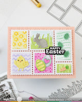Postage Collage Bunny Silhouettes - Die