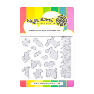 Postage Collage Bunny Silhouettes - Die