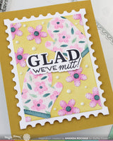 Nesting Postage Layers -  Waffle Flower Cutting Die