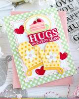 Nesting Postage Layers -  Waffle Flower Cutting Die