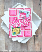 Sweet Friend Word - Waffle Flower Cutting Die