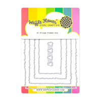 A7 Fringe Frames -  Waffle Flower Cutting Die