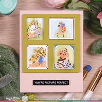 Postage Collage Picture Perfect Detail - Clear Stamp