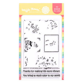Postage Collage Picture Perfect Detail - Clear Stamp
