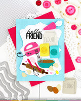 A7 Piercing Texture -  Waffle Flower Cutting Die