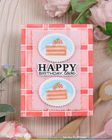 Postage Cake Slice - Waffle Flower Die-N-Stencil