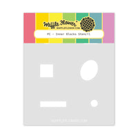 Postage Collage Inner Blocks - Stencil