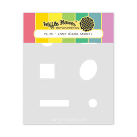 Postage Collage A6 Inner Blocks - Stencil