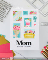 Postage Collage Mom & Dad Details - Die