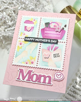 Postage Collage Mom & Dad Details - Die