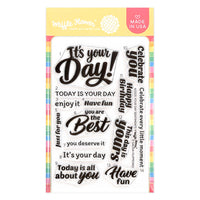 Your Day Sentiments - Clear Stamp