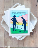 Golfing Silhouettes - Die