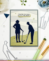 Golfing Silhouettes - Die