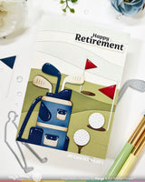 Retirement Sentiments - Clear Stamp