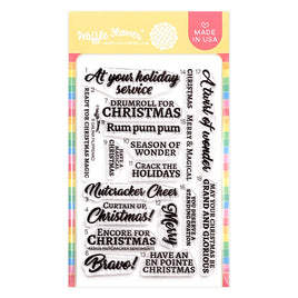 Nutcracker Sentiments - Clear Stamp