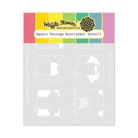 Square Postage - Nutcracker Stencil