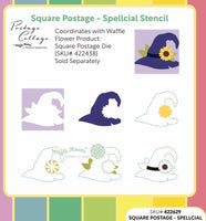 Square Postage Spellcial Stencil