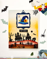 Square Postage Spellcial Stencil