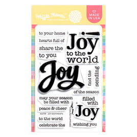 Joy Sentiments - Clear Stamp
