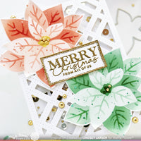 Family Christmas Sentiments - Clear Stamp and Die Combo