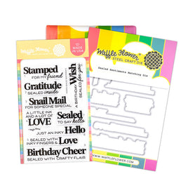 Sealed Sentiments - Clear Stamp & Die Combo