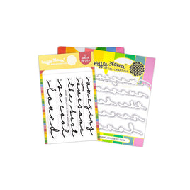 Overlapping You're Additions - Clear Stamp & Die Combo