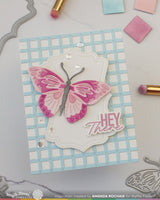 Mixed Sentiments -  Waffle Flower Clear Stamp & Die Combo