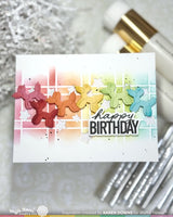 Mixed Sentiments -  Waffle Flower Clear Stamp & Die Combo