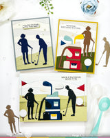 Golf Puns - Clear Stamp & Die Combo