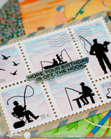 Fishing Puns - Clear Stamp & Die Combo