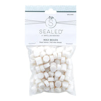 Pearl White - Wax Beads from The Sealed by Spellbinders Collection