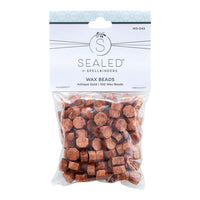 Antique Gold- Wax Beads from The Sealed by Spellbinders Collection
