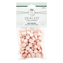 Velvet Rose - Wax Beads from The Sealed by Spellbinders Collection