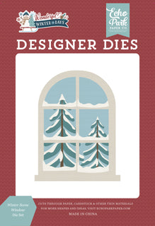 Winter Scene Window Die Set