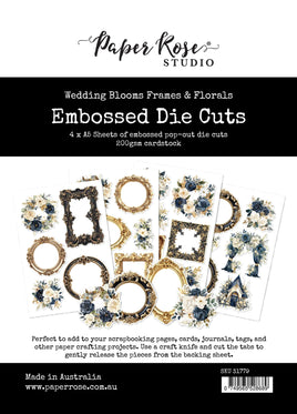 Wedding Blooms Frames & Florals Embossed Die Cuts 31779