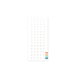 White- Enamel Dots