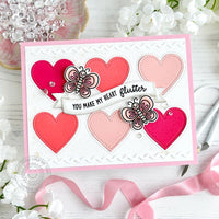 Window Trio Heart Landscape Die