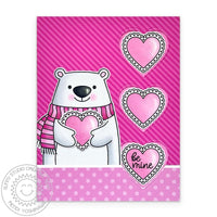 Window Trio Heart Portrait Die