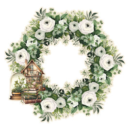 Floral Academia Wreath Ephemera