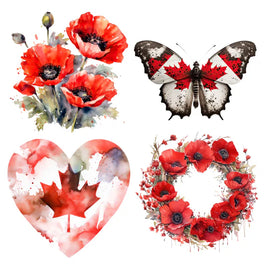 Canadian Poppies XL Ephemera